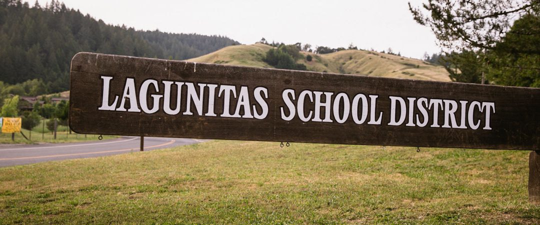 lagunitas school  district sign